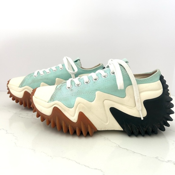 Converse Kids Sneakers in Mint, Black, and Brown - Picture 3 of 15